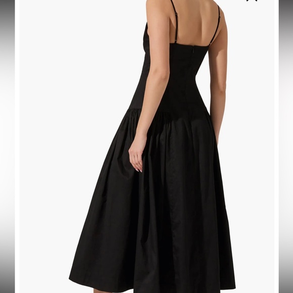 ASTR the Label Women's Linen Drop-Waist Dress-M - Picture 3 of 8